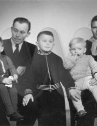 Familie Challupner Rudolf Vöcklabruck 30.1.1960