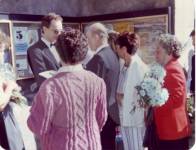 Hochzeit Fischer, Herbert &amp; Monika - Onkel Rudie &amp; Elfrieda als Gratulanten 5. SEP 1986