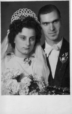 Hochzeit Josef Fischer (geb. Eberl) & Olga (1948)